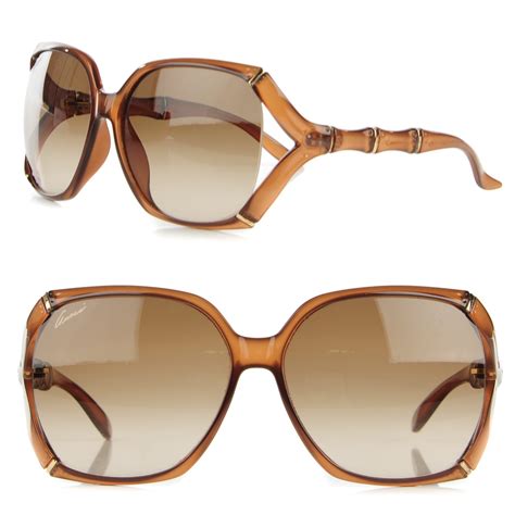 gucci brown bamboo sunglasses|Gucci glasses sunglass hut.